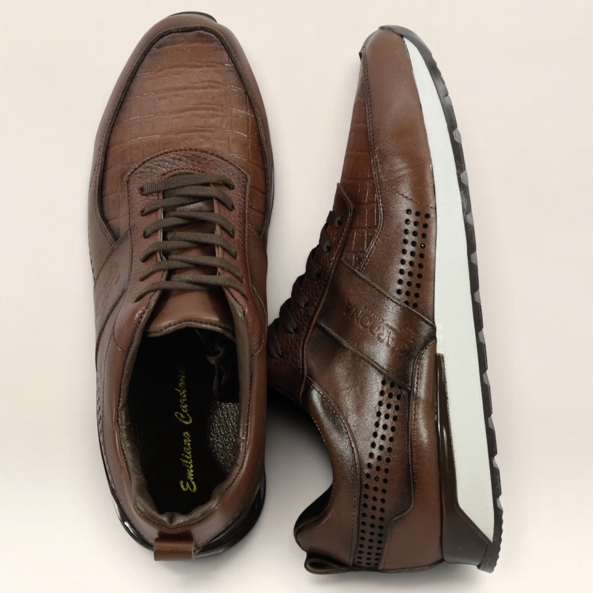 Tenis en Piel Genuina de Res para Caballero - Modelo 305