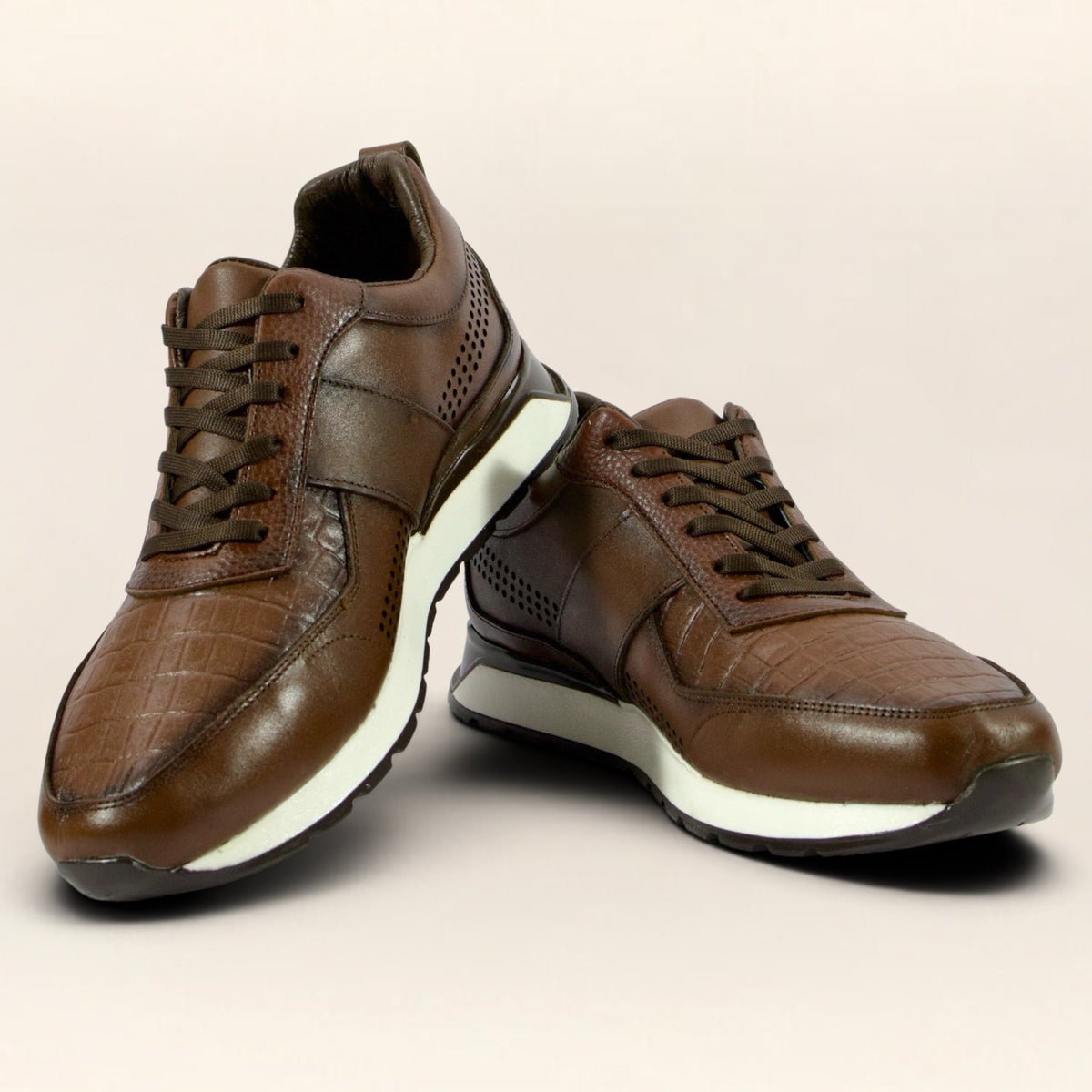 Tenis en Piel Genuina de Res para Caballero - Modelo 305