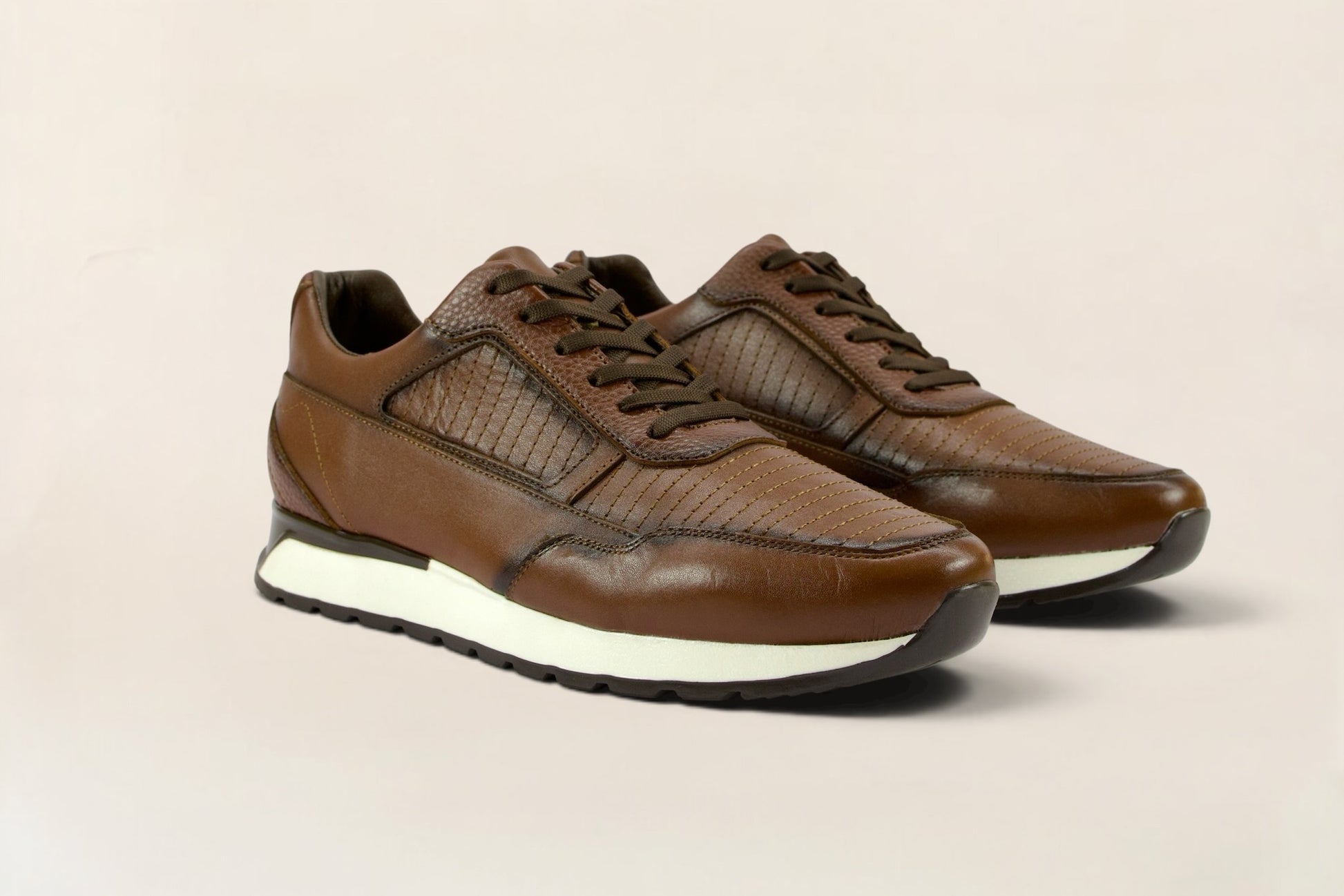 Tenis en Piel Genuina de Res para Caballero - Modelo 3066