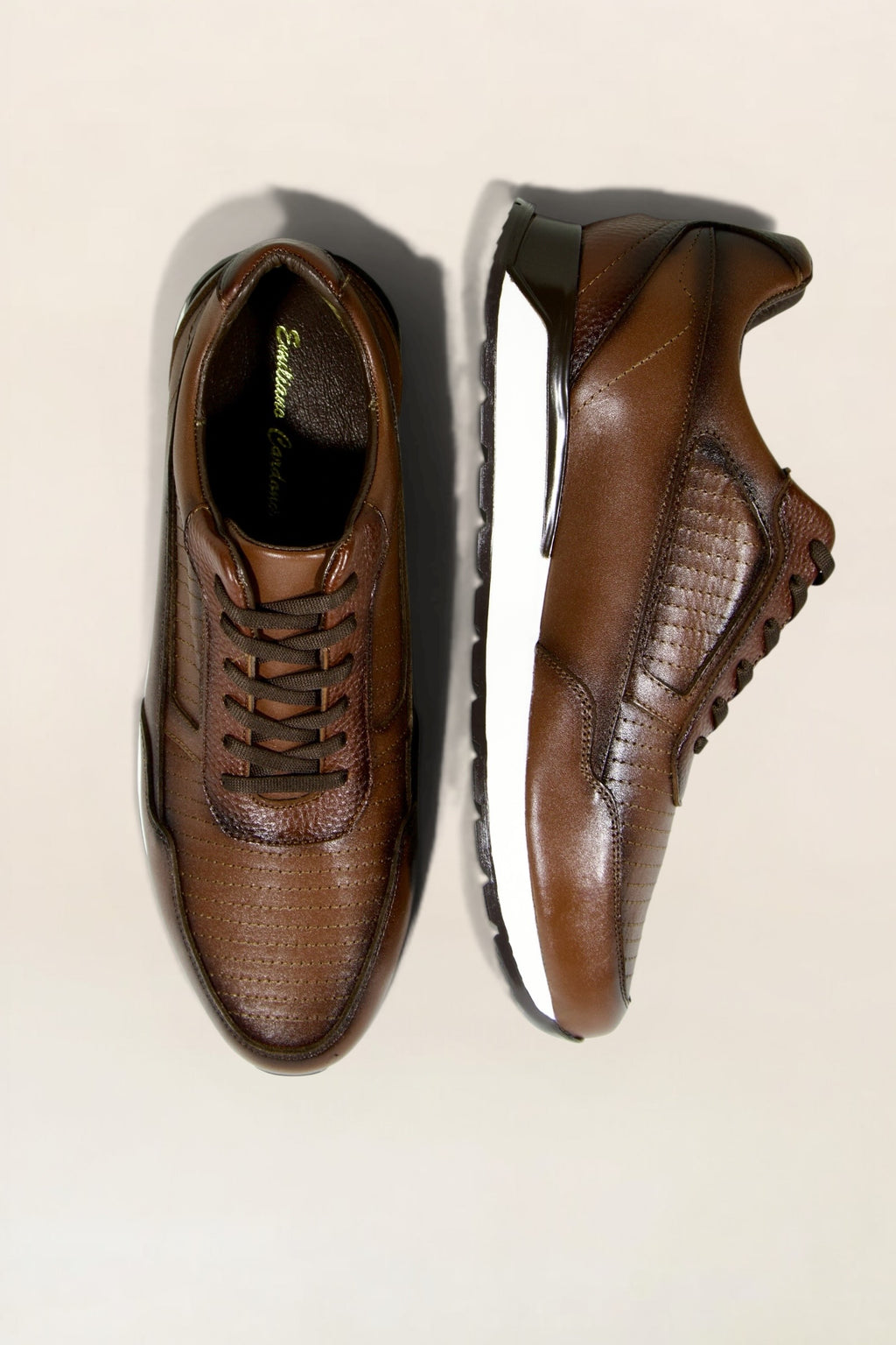 Tenis en Piel Genuina de Res para Caballero - Modelo 3066