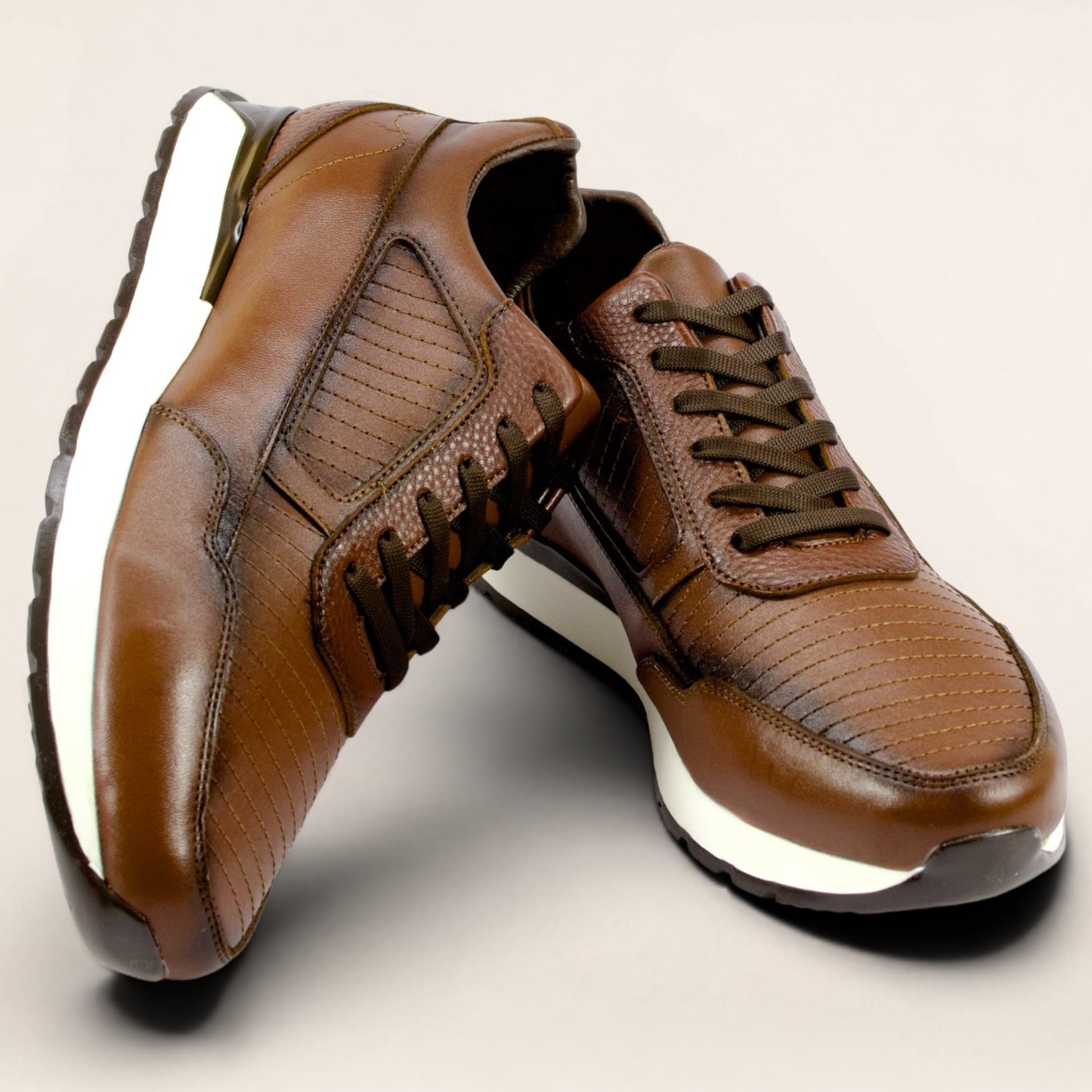 Tenis en Piel Genuina de Res para Caballero - Modelo 3066