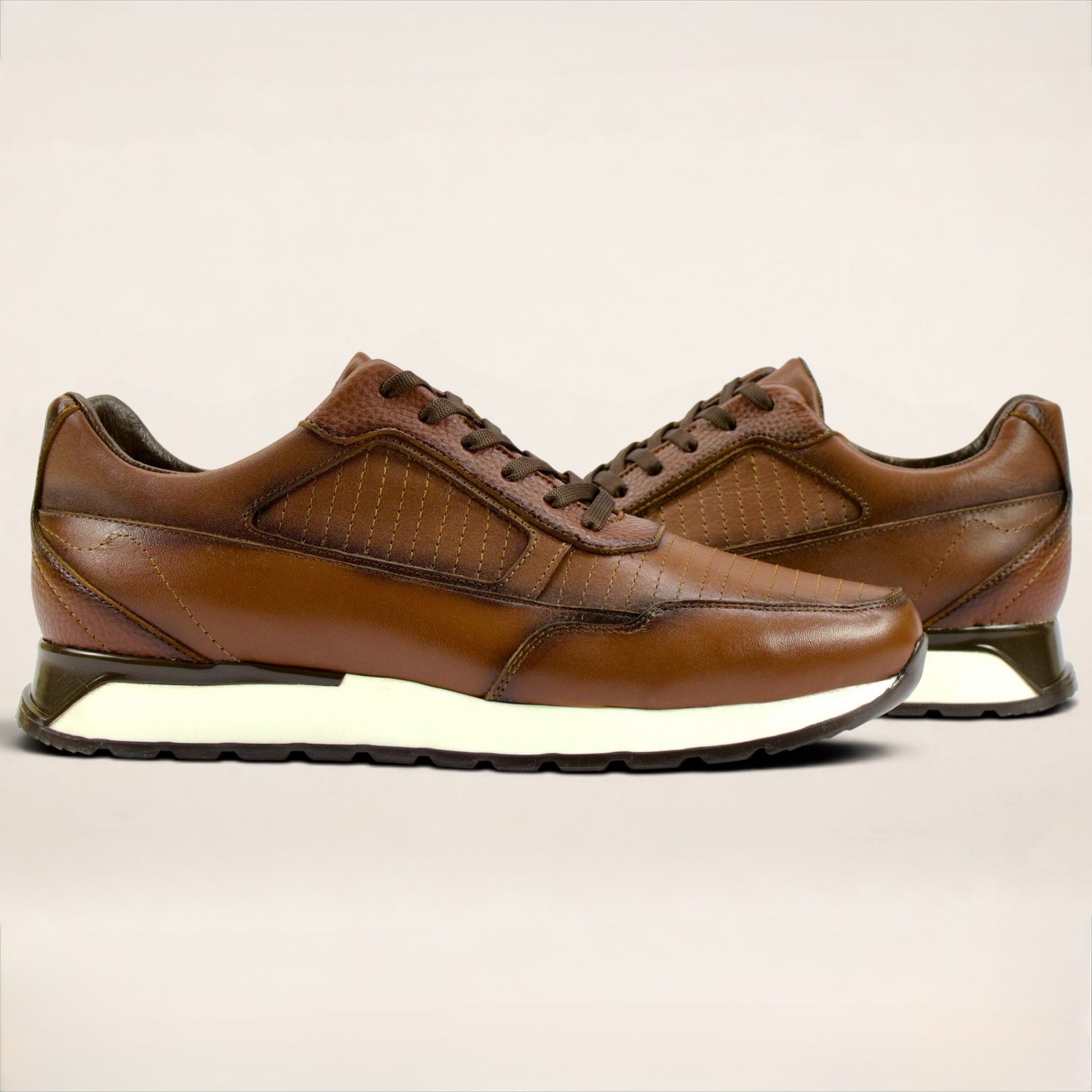 Tenis en Piel Genuina de Res para Caballero - Modelo 3066