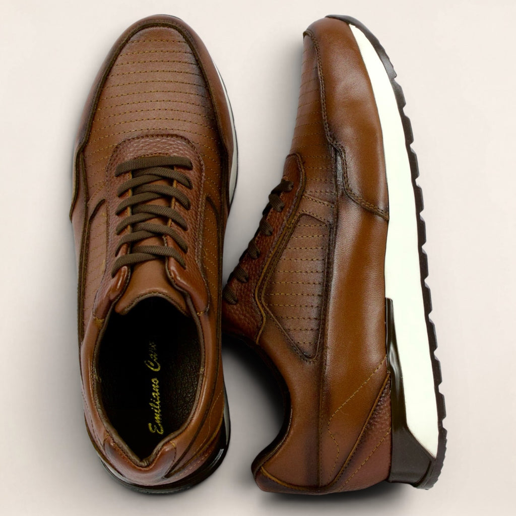 Tenis en Piel Genuina de Res para Caballero - Modelo 3066