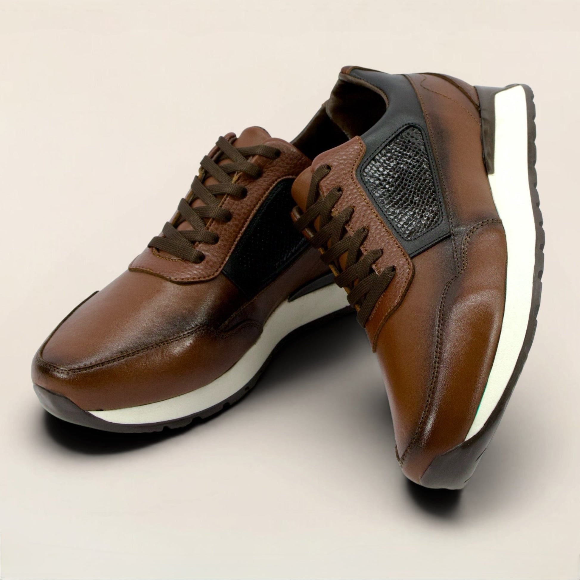 Tenis en Piel Genuina de Res para Caballero - Modelo 306