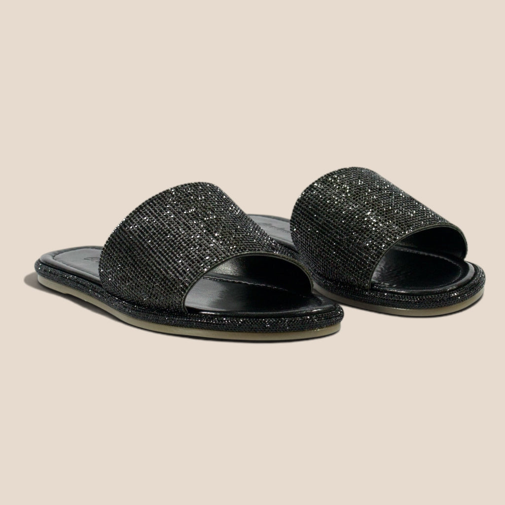 Sandalia para Dama con Aplicación de Pedrería - Modelo 6499