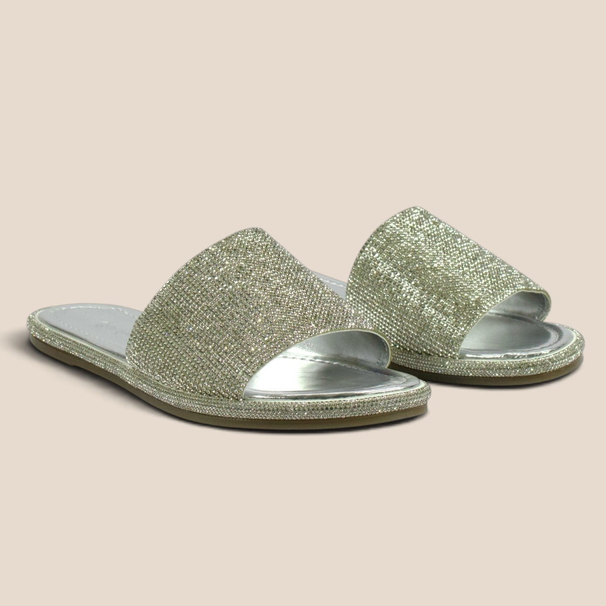 Sandalia para Dama con Aplicación de Pedrería - Modelo 6499