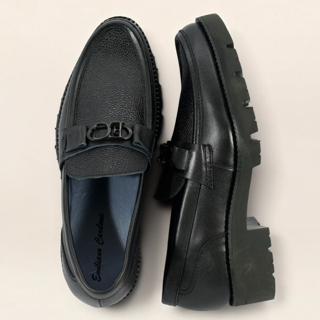 Mocasines Chunky en Piel Genuina de Res para Caballero - Modelo 801 y 805