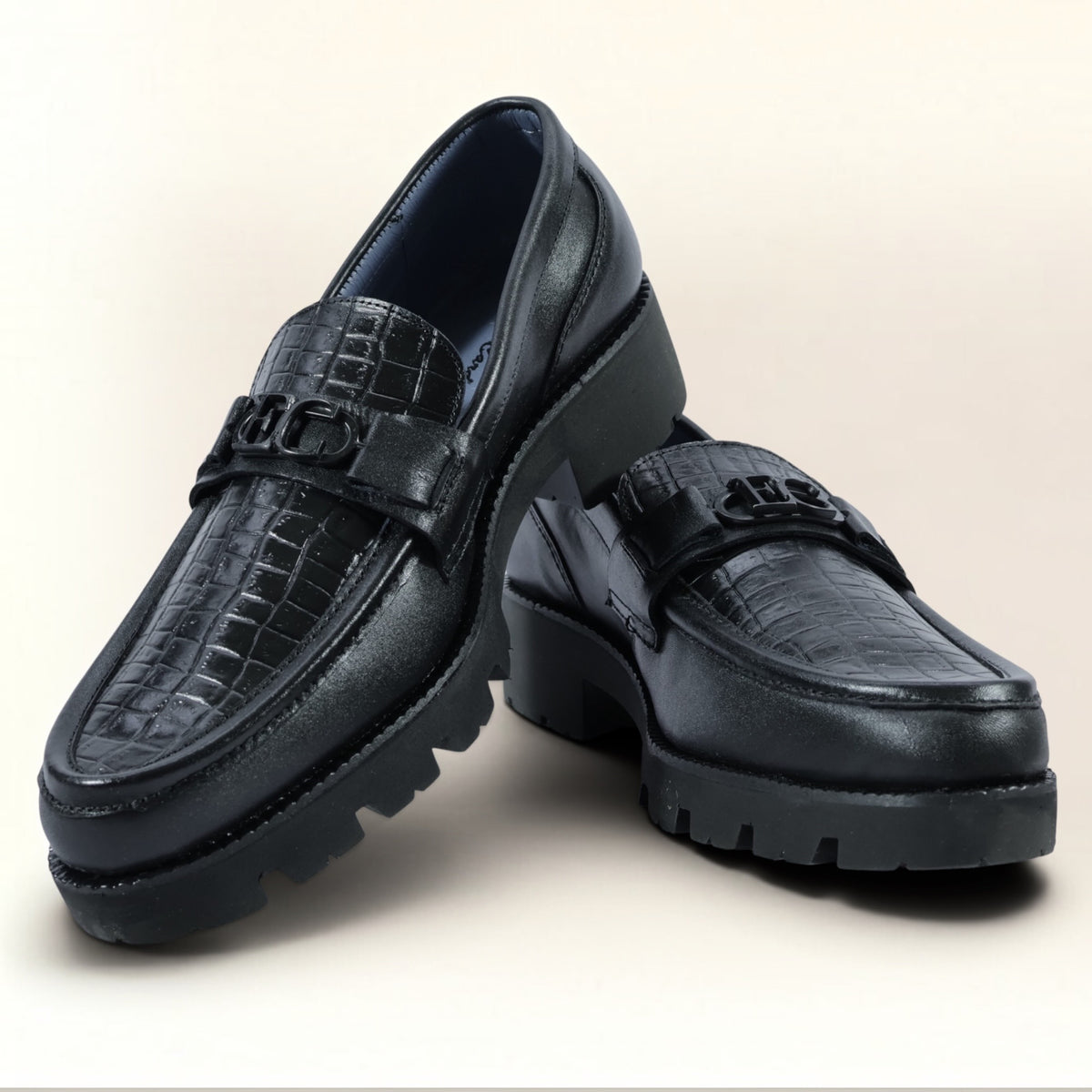 Mocasines Chunky en Piel Genuina de Res para Caballero - Modelo 802 y 806