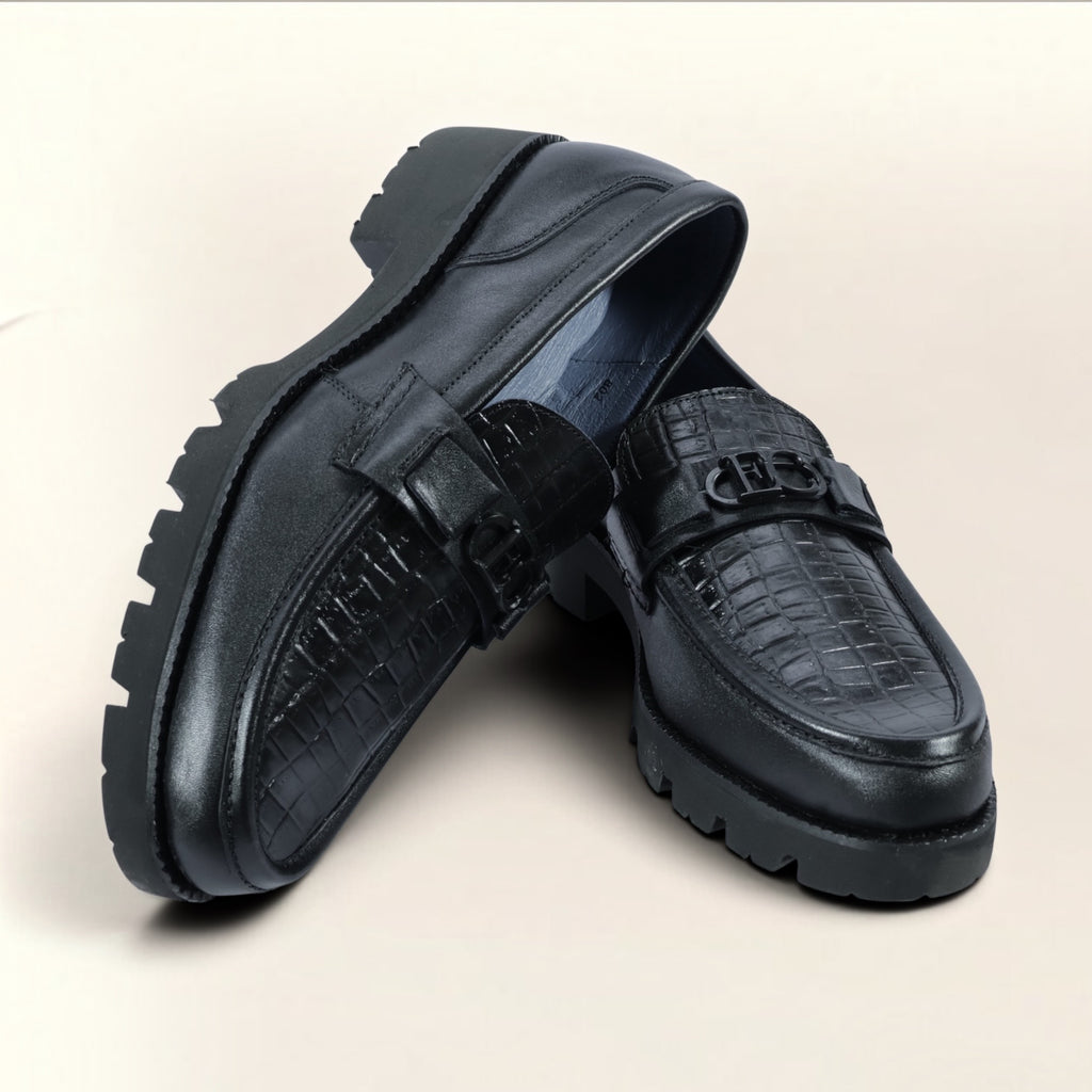 Mocasines Chunky en Piel Genuina de Res para Caballero - Modelo 802 y 806