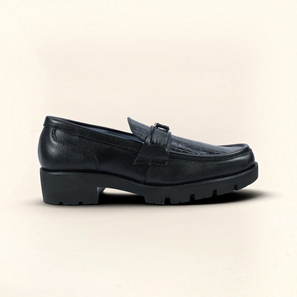 Mocasines Chunky en Piel Genuina de Res para Caballero - Modelo 802 y 806