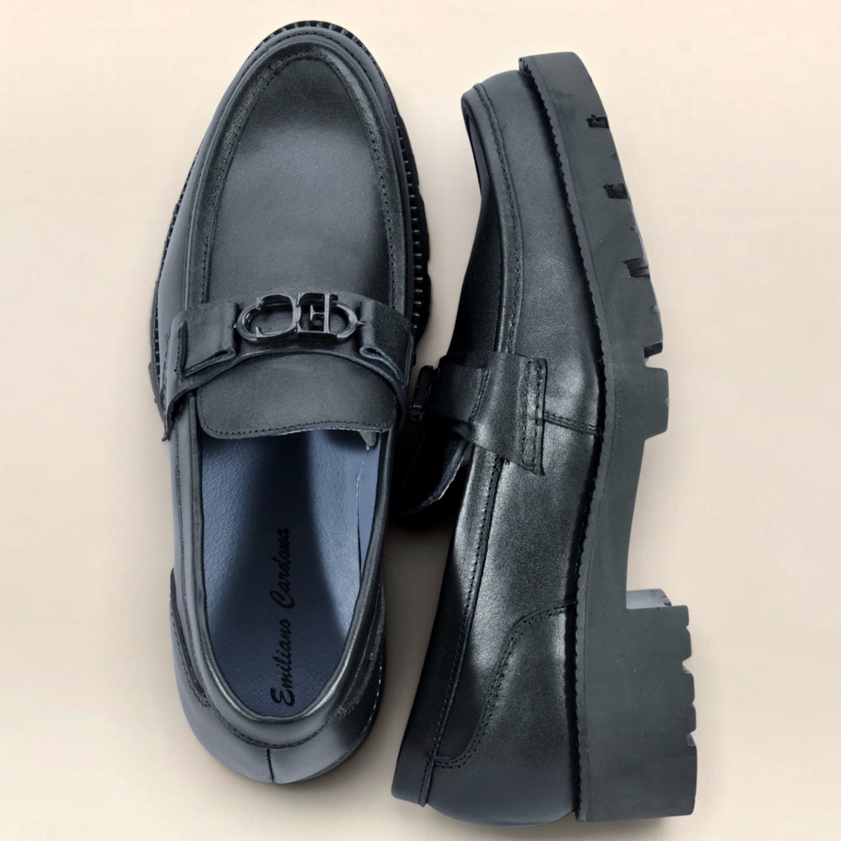 Mocasines Chunky en Piel Genuina de Res para Caballero - Modelo 803 y 807