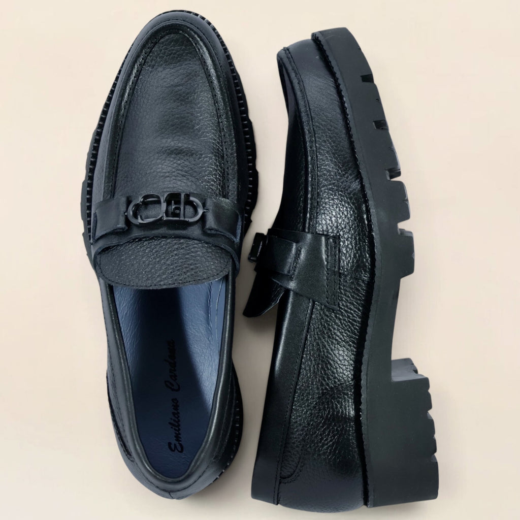 Mocasines Chunky en Piel Genuina de Res para Caballero - Modelo 804 y 808