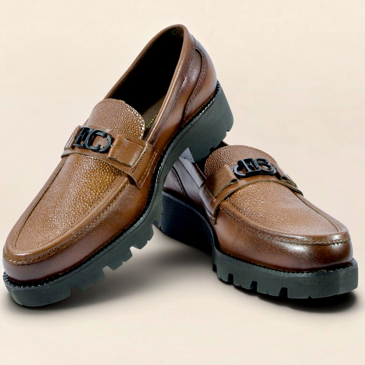 Mocasines Chunky en Piel Genuina de Res para Caballero - Modelo 801 y 805