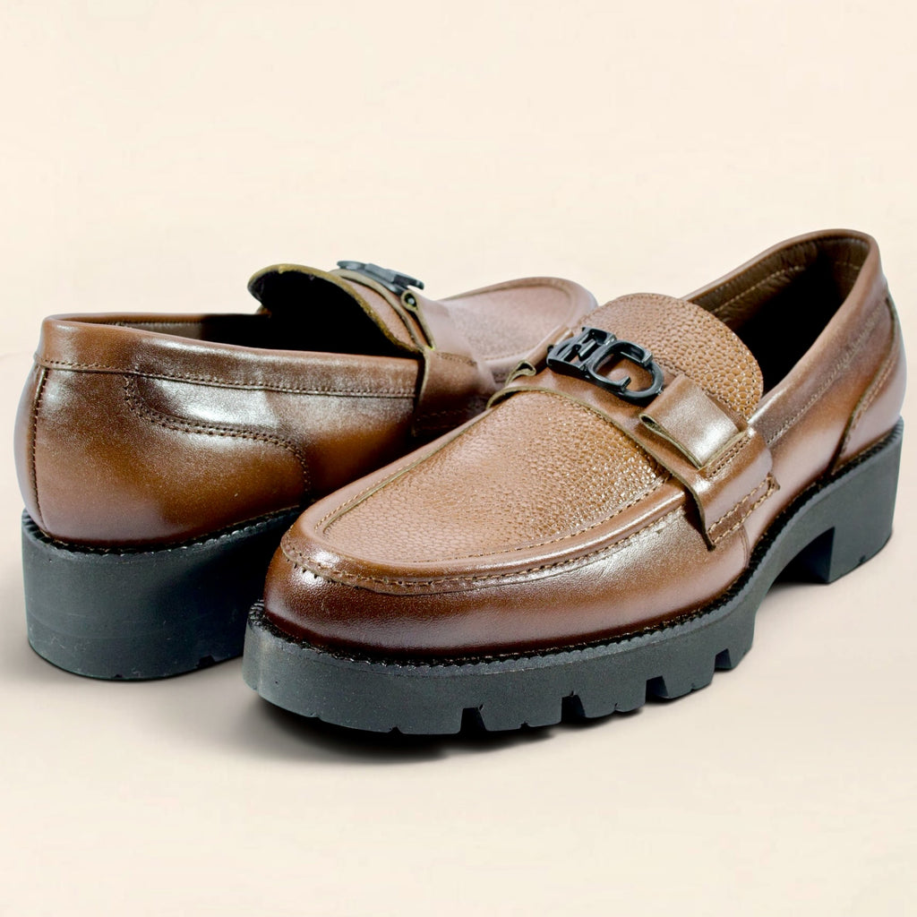 Mocasines Chunky en Piel Genuina de Res para Caballero - Modelo 801 y 805