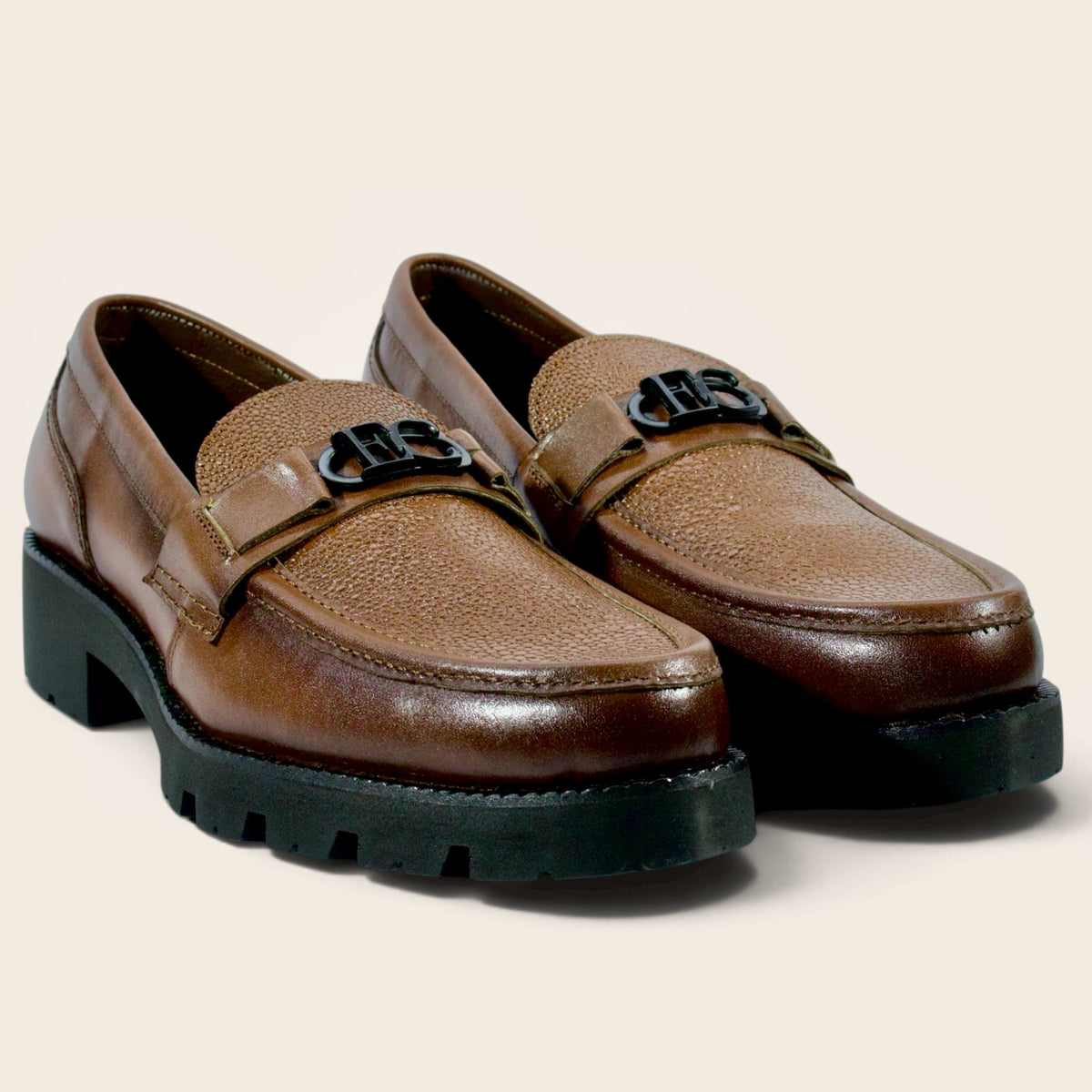 Mocasines Chunky en Piel Genuina de Res para Caballero - Modelo 801 y 805