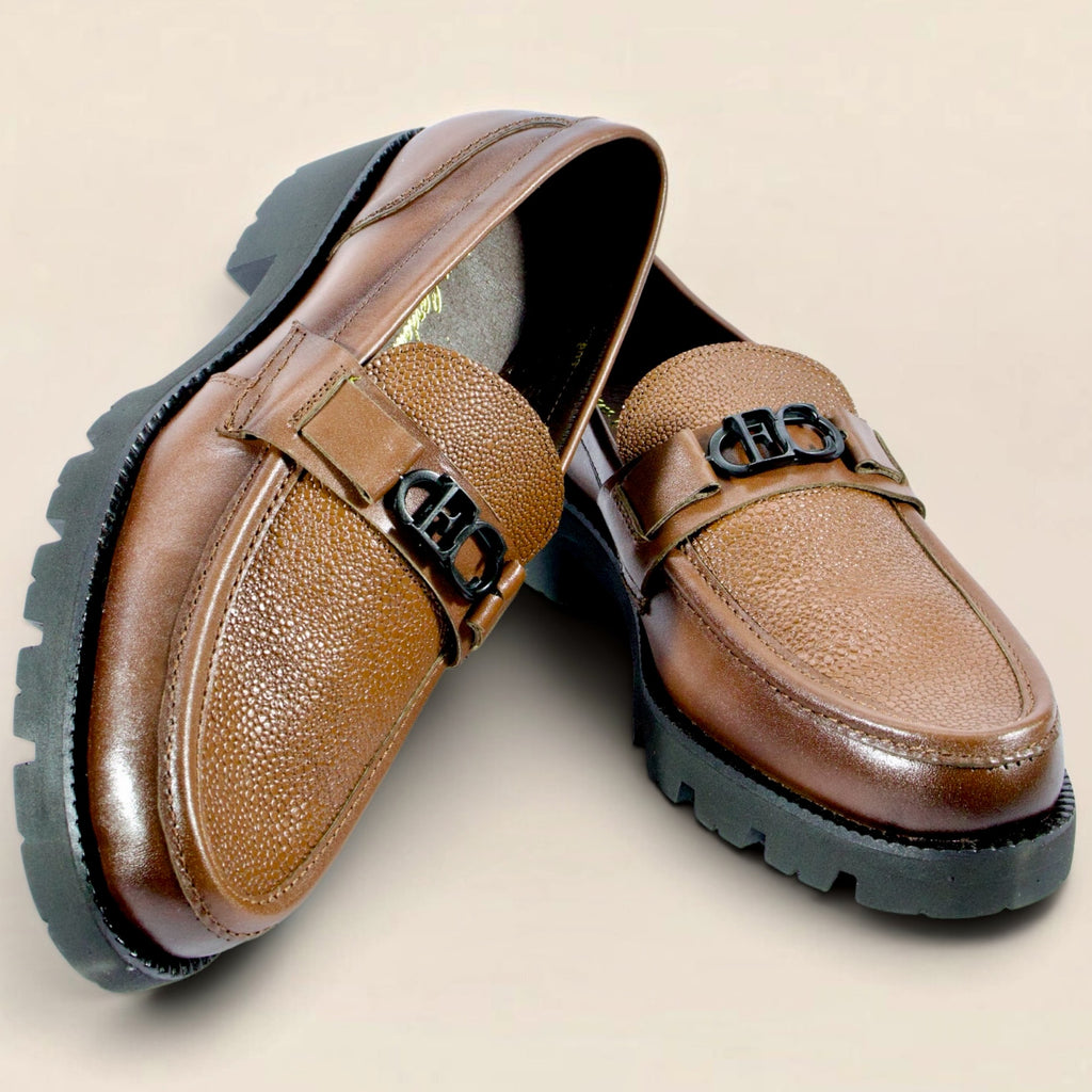 Mocasines Chunky en Piel Genuina de Res para Caballero - Modelo 801 y 805