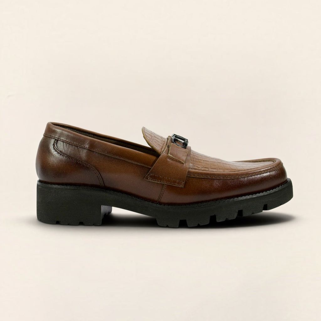 Mocasines Chunky en Piel Genuina de Res para Caballero - Modelo 802 y 806