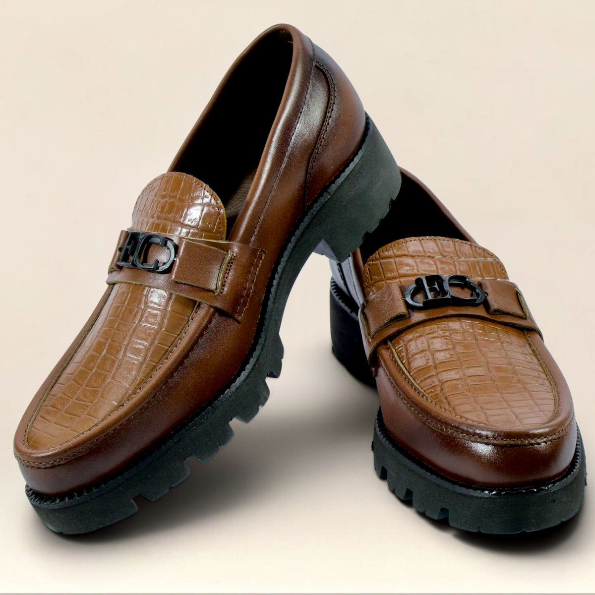 Mocasines Chunky en Piel Genuina de Res para Caballero - Modelo 802 y 806