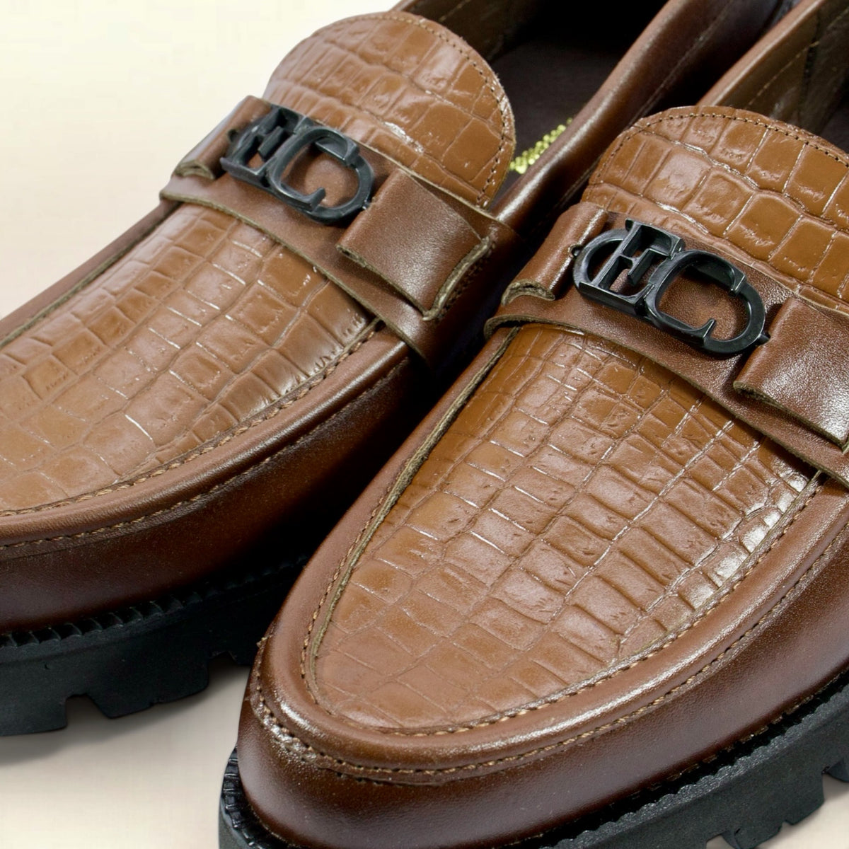 Mocasines Chunky en Piel Genuina de Res para Caballero - Modelo 802 y 806