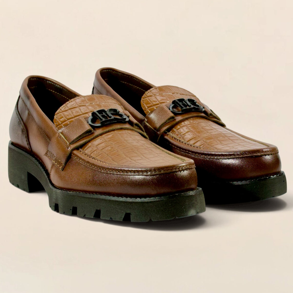 Mocasines Chunky en Piel Genuina de Res para Caballero - Modelo 802 y 806