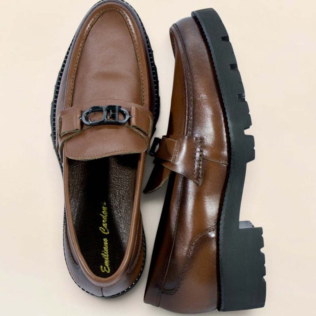 Mocasines Chunky en Piel Genuina de Res para Caballero - Modelo 803 y 807