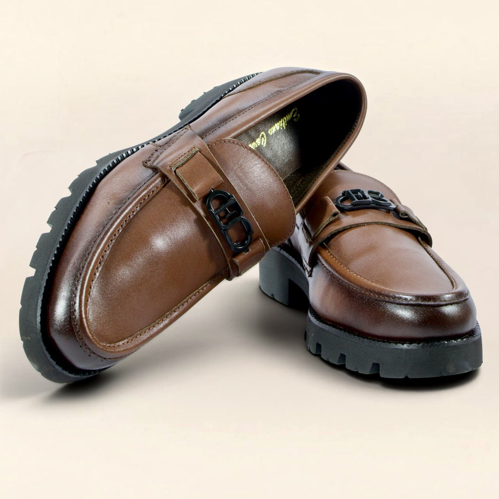 Mocasines Chunky en Piel Genuina de Res para Caballero - Modelo 803 y 807