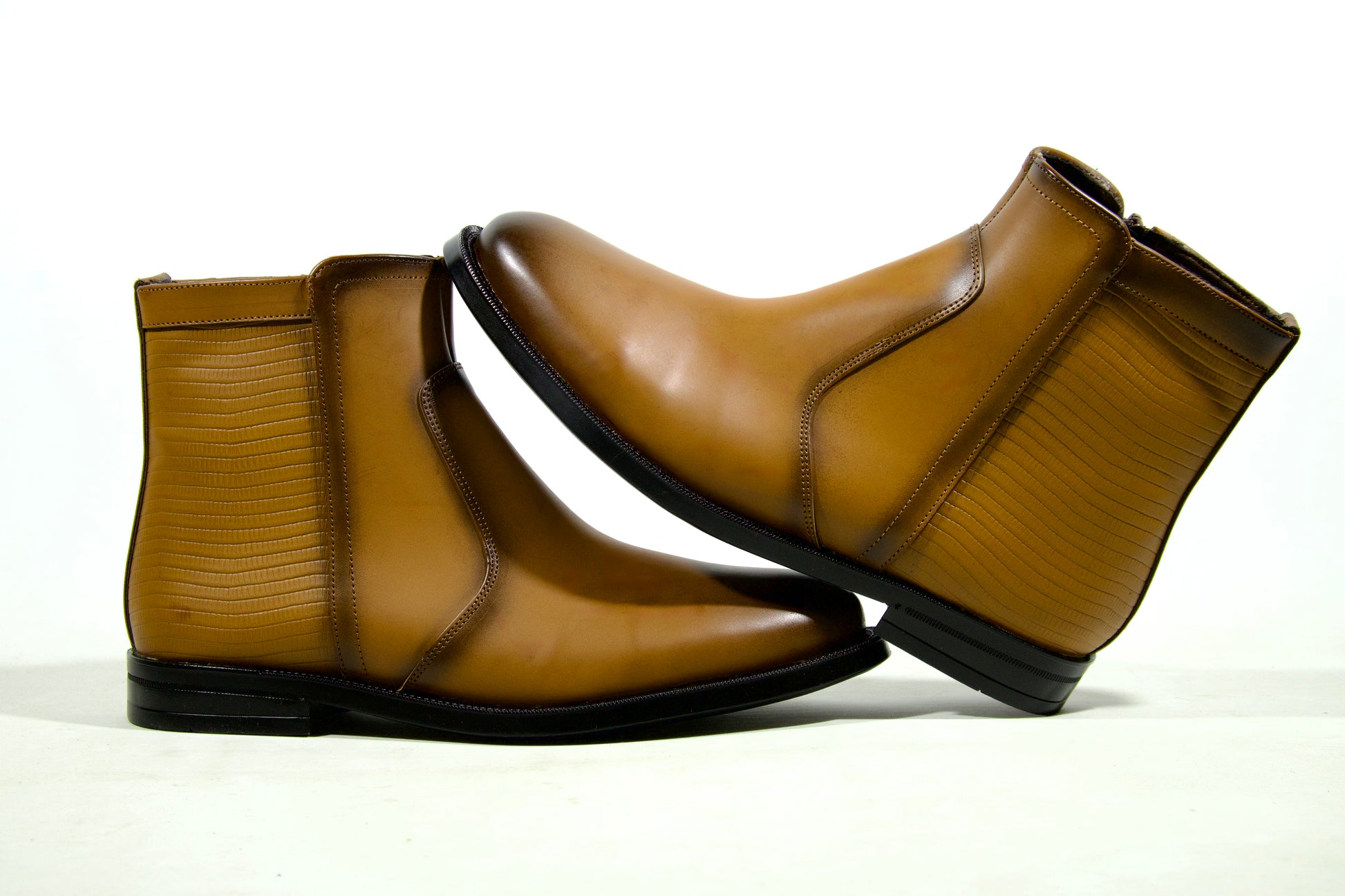 Bucéfalo 112 – Botín de Vestir para Caballero con Acabado Tipo Piel