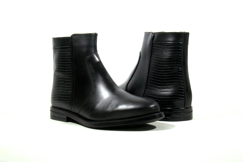 Bucéfalo 112 – Botín de Vestir para Caballero con Acabado Tipo Piel