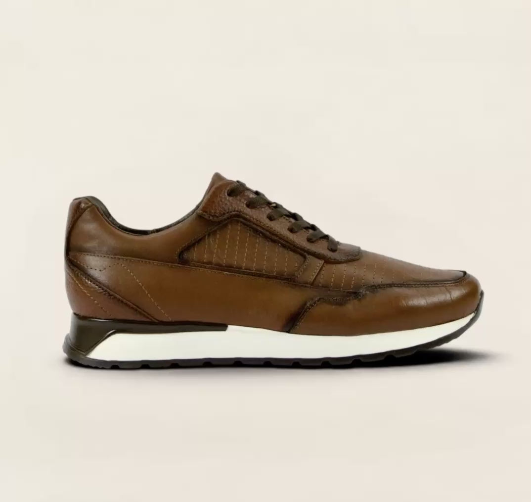Tenis en Piel Genuina de Res para Caballero - Modelo 3066