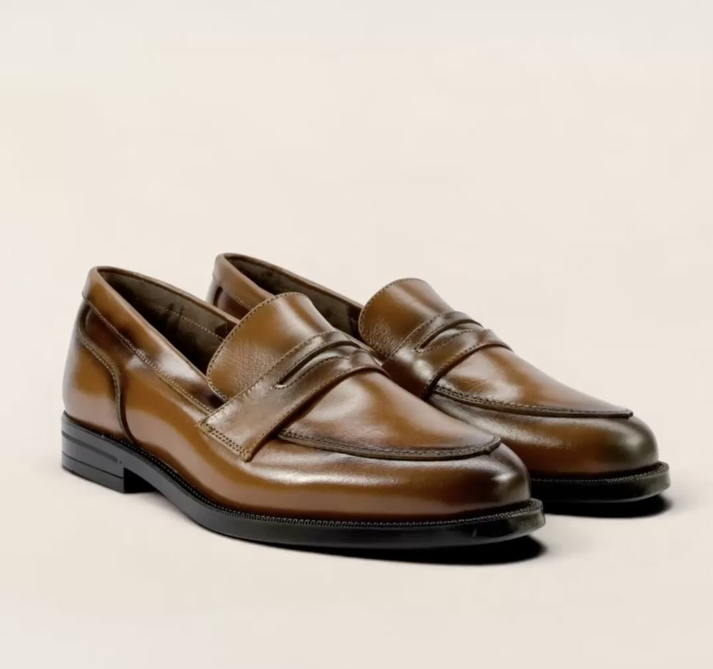 Mocasín en Piel Genuina de Res para Caballero