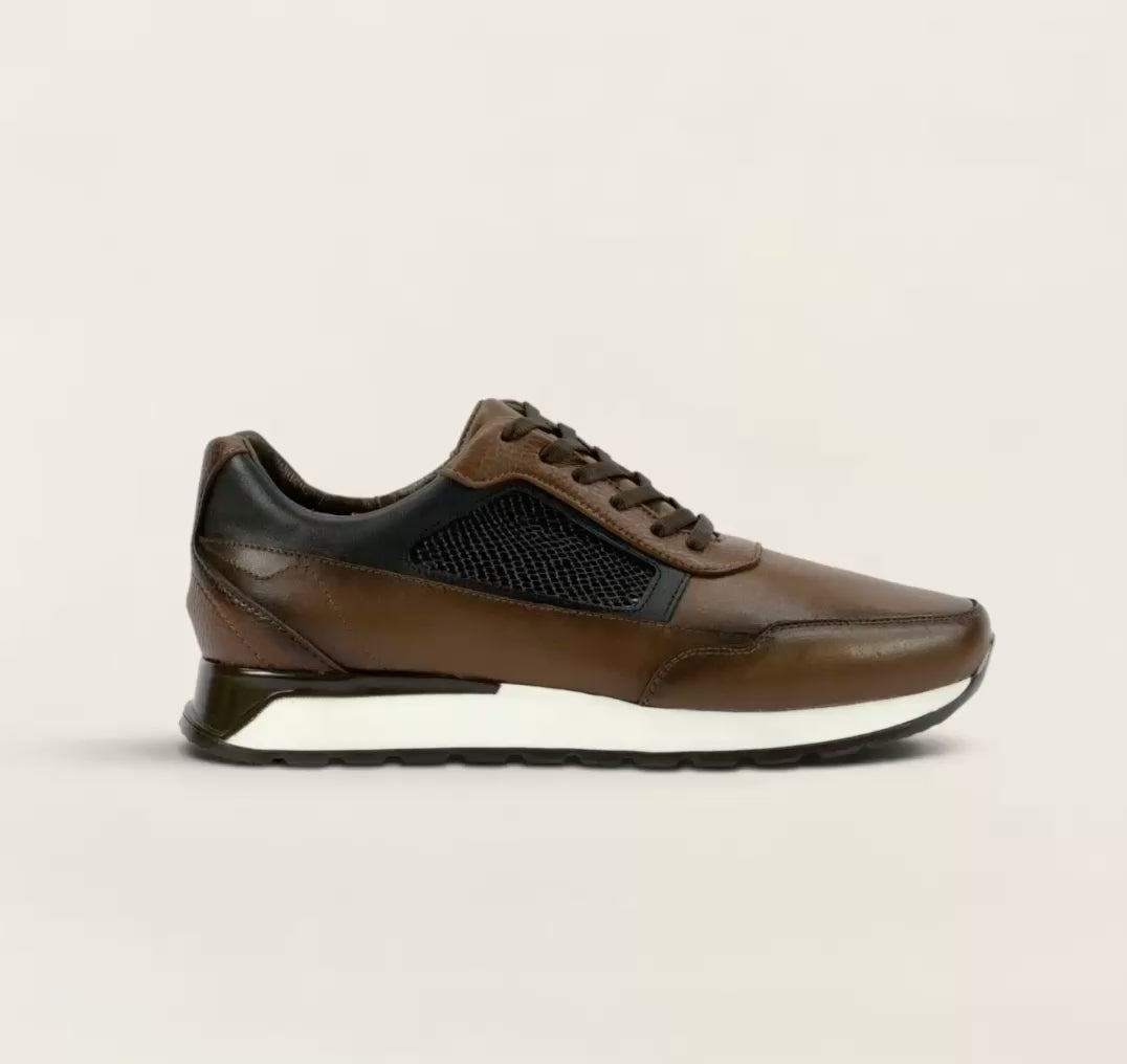Tenis en Piel Genuina de Res para Caballero - Modelo 306