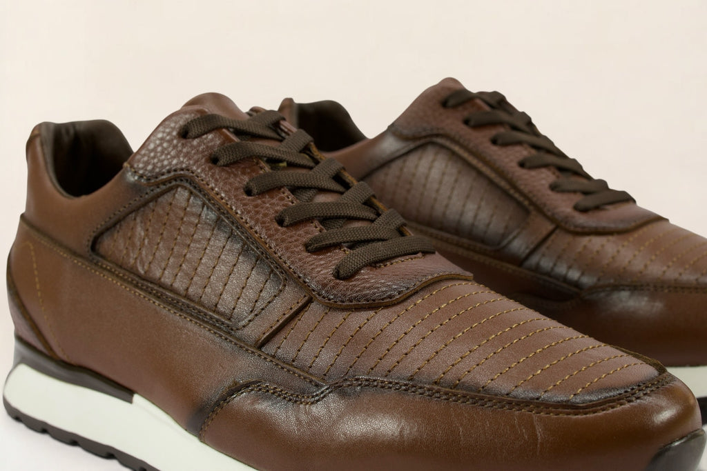 Tenis en Piel Genuina de Res para Caballero - Modelo 3066