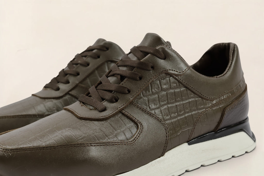 Tenis en Piel Genuina de Res para Caballero - Modelo 3077