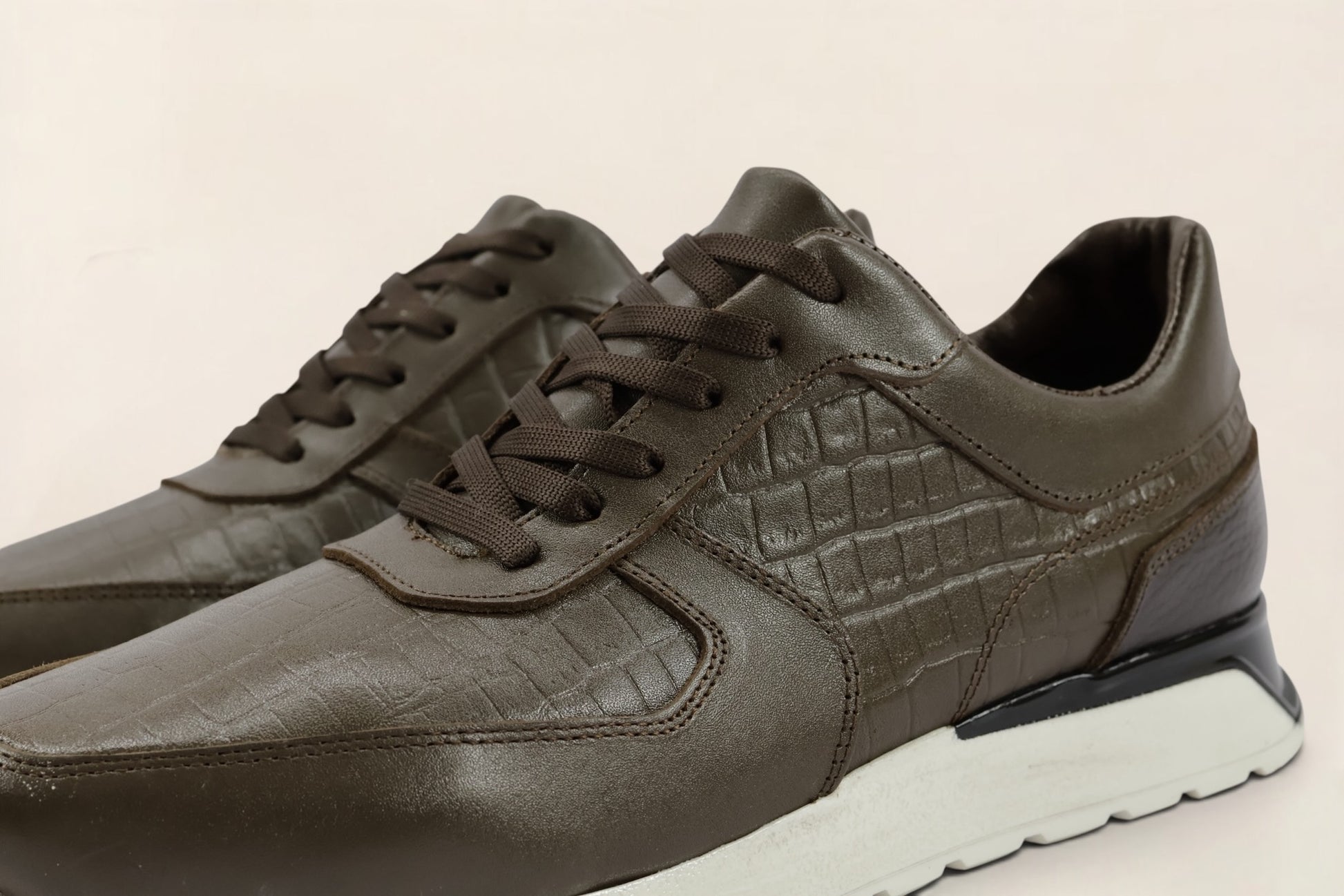 Tenis en Piel Genuina de Res para Caballero - Modelo 3077